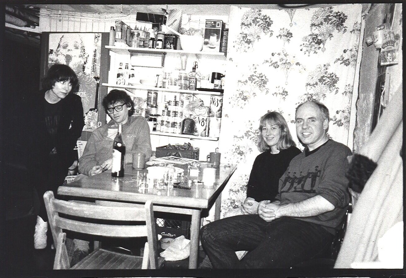 Eddie, Jim, Dot, and John. March 17, 1989