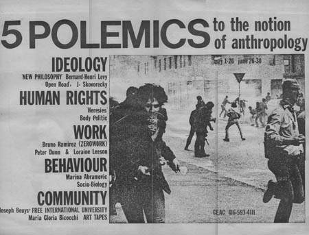 5 polemics poster may 1-june 30, 1978