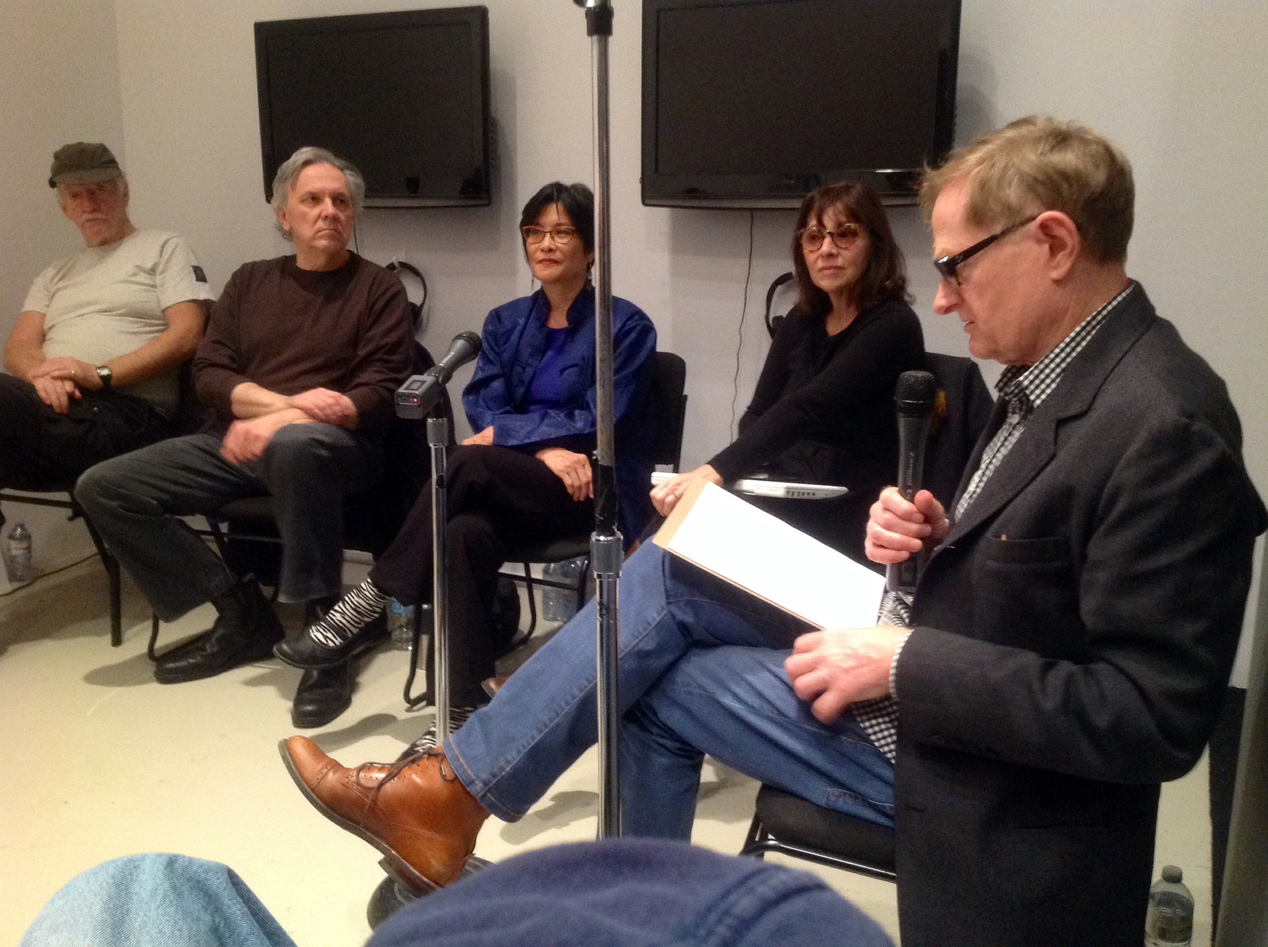 Ron Giii, Peter Dudar, Lily Eng, Diane Boadway, Philip Monk, CEAC Panel 1, AGYU, Oct 2014